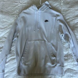 white nike hoodie